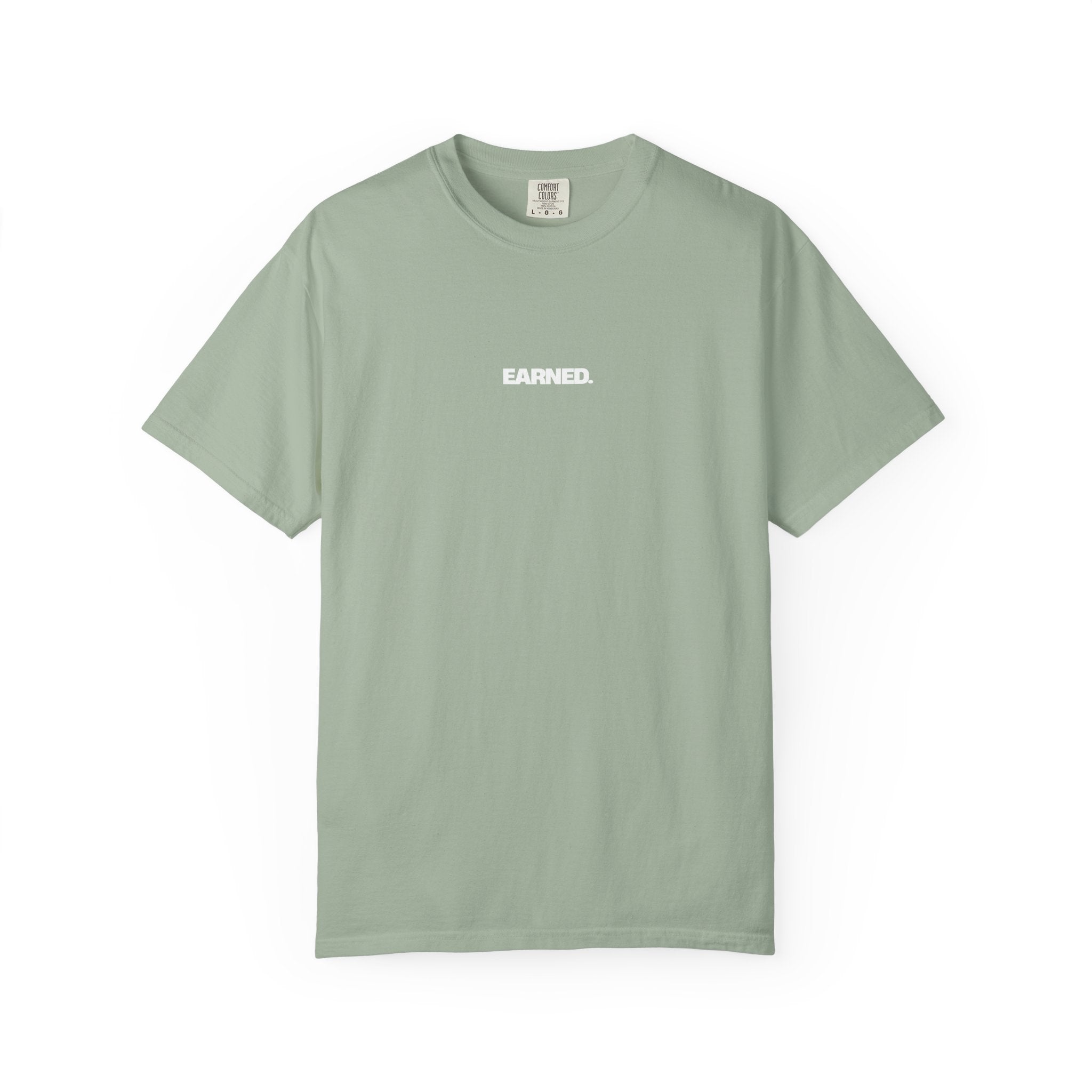 Earned Essential Tee in Bay front view premium cotton essential tee