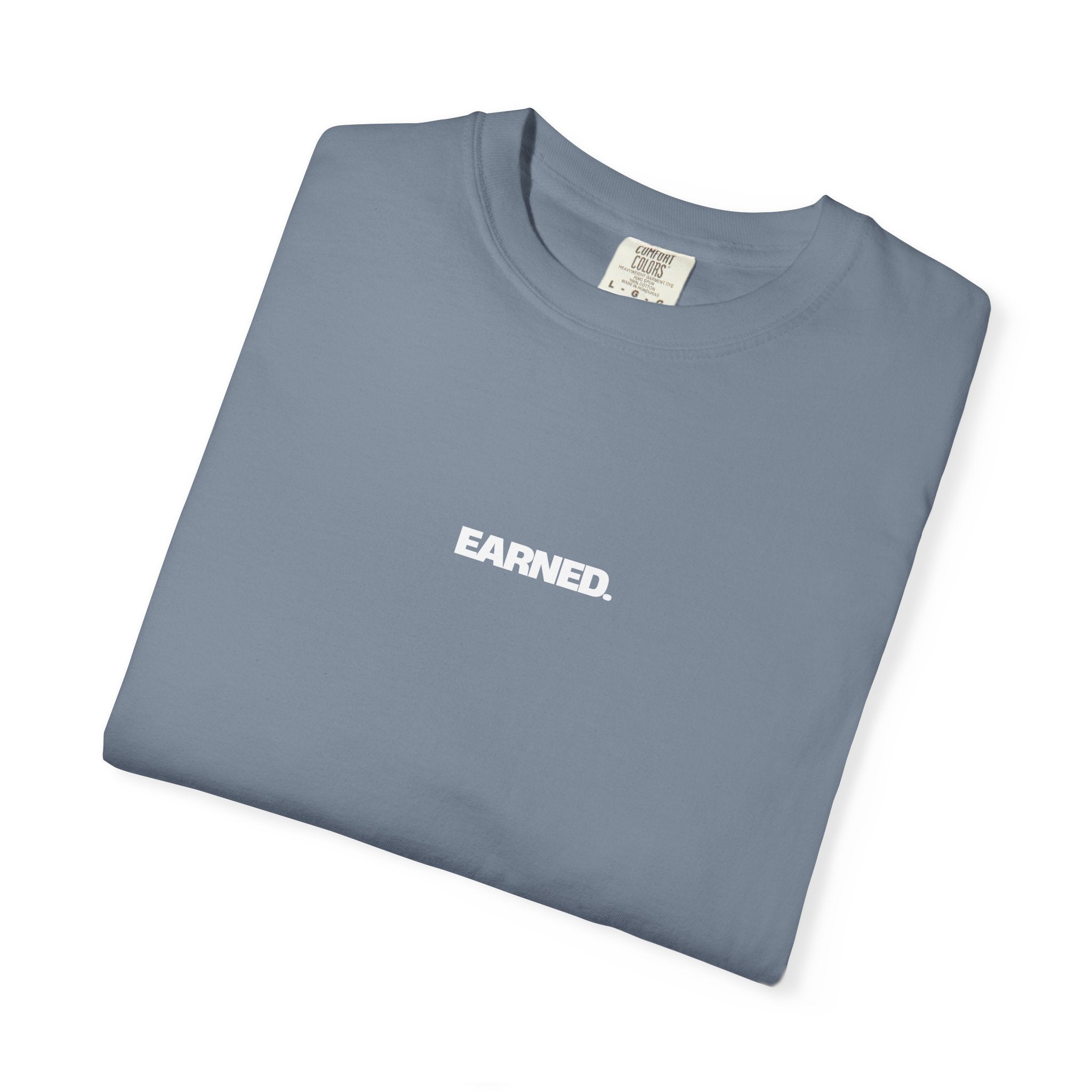 Folded Earned Essential Tee in Blue Jean premium cotton t-shirt