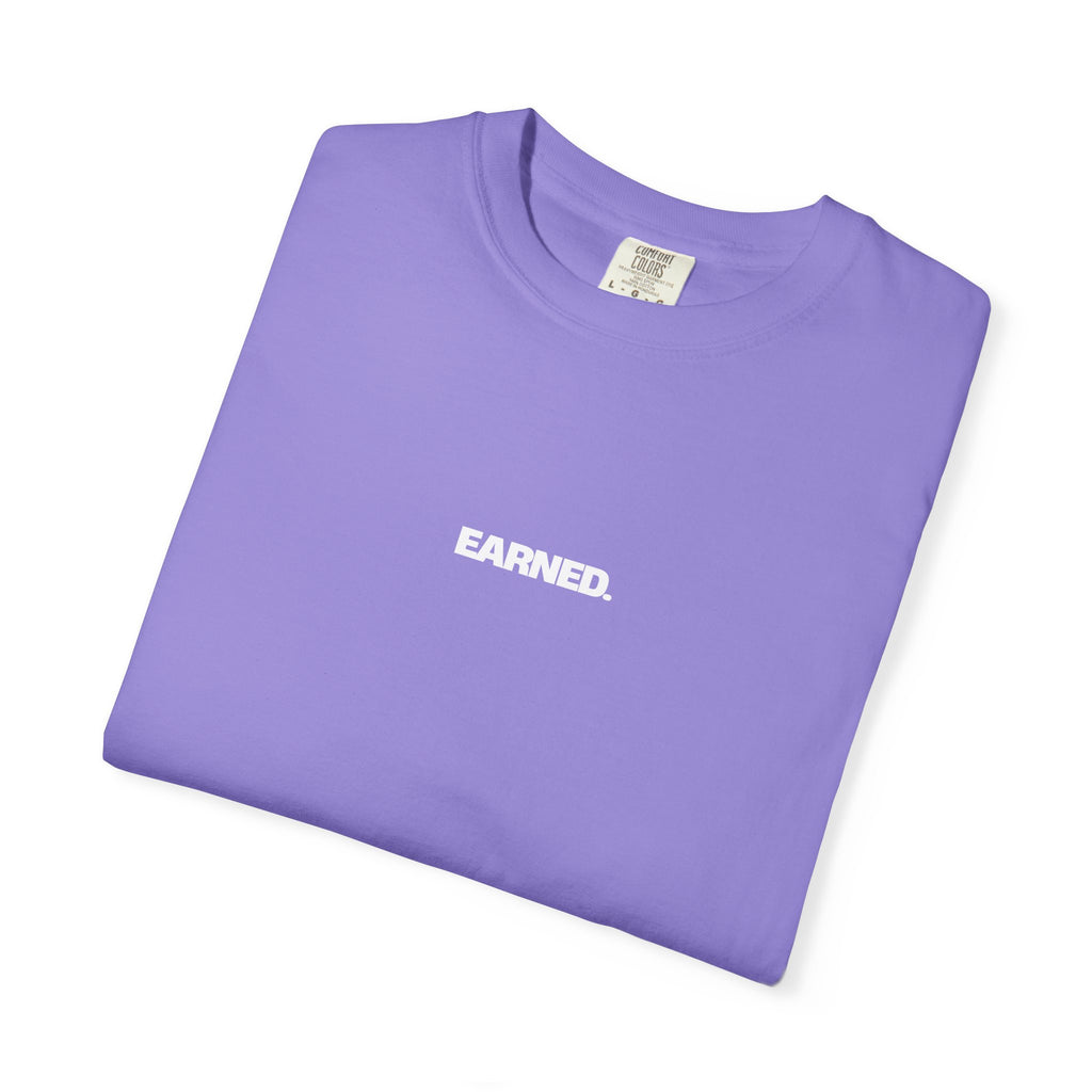 Folded Earned Essential Tee in Violet athleisure cotton t-shirt