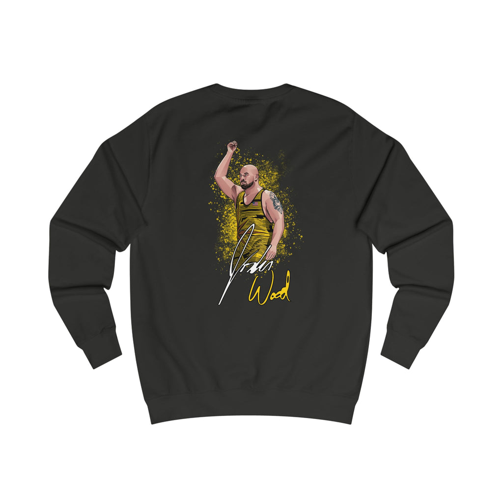 Jordan Wood signature crewneck back graphic black