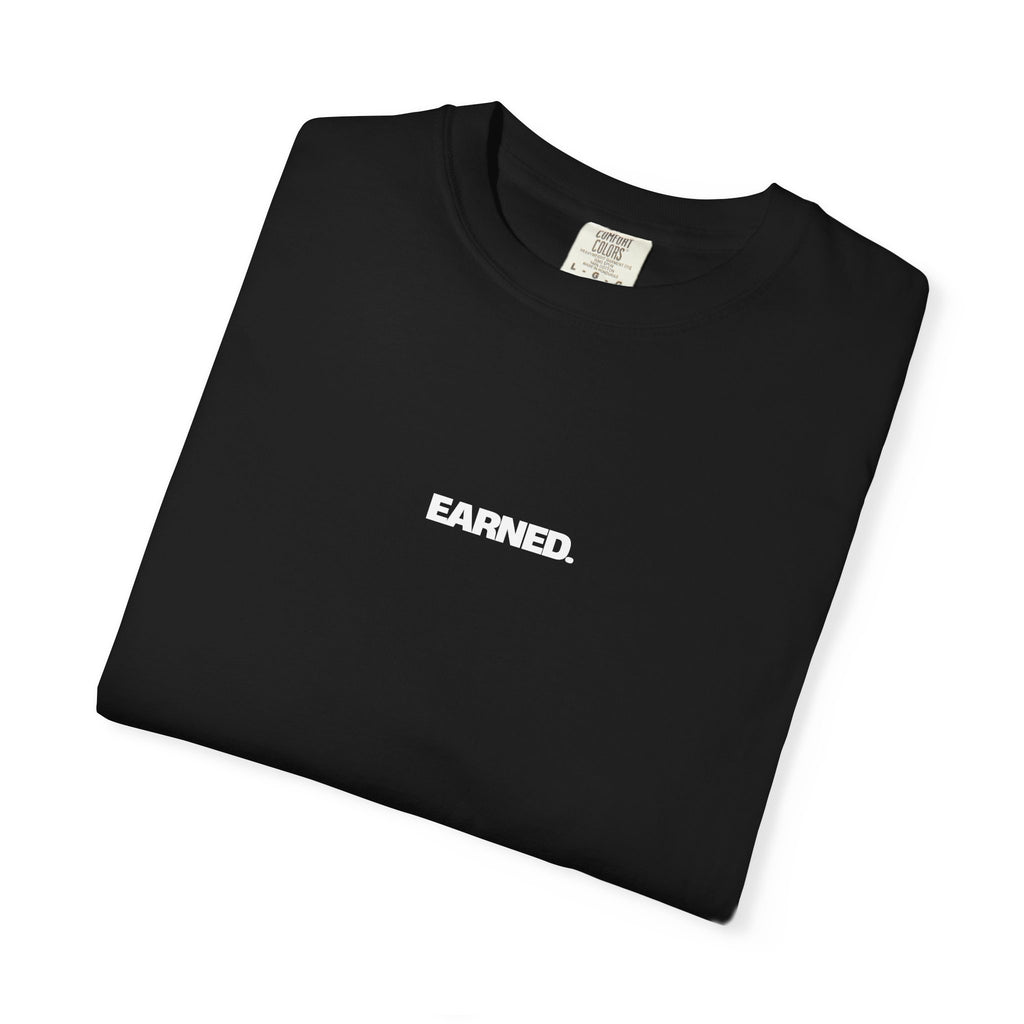 SP Elite essential tee folded black with Earned logo